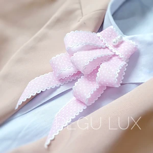 Lux Pembe Kurdele Broş Okul,işhediye,çanta,şal,gömlek Aksesuar