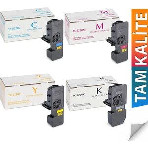 TK-5220 Kyocera Ecosys M5521CDW Uyumlu Muadil Toner 1 Set