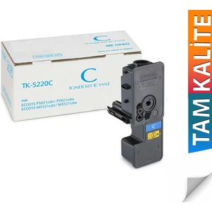 TK-5220 Kyocera Ecosys P5021CDW Uyumlu Muadil Toner Mavi