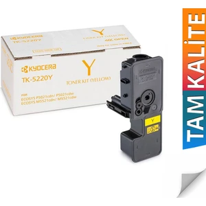 TK-5220 Kyocera Ecosys P5021CDW Uyumlu Muadil Toner Sarı