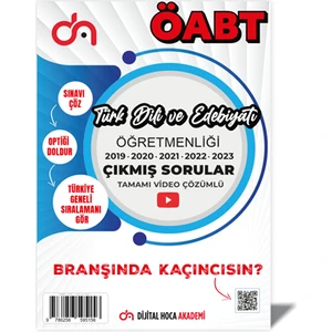 Dijital Hoca Akademi 2024 ÖABT Türk Dili ve Edebiyatı Öğretmenliği Son Beş Yıl Çıkmış Sorular Tamamı Video Çözümlü