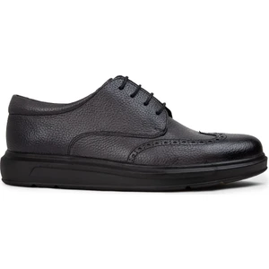 Deri Comfort Gri Erkek Günlük Ayakkabı - 01942MGRIP01