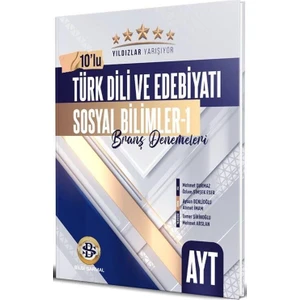 Bilgi Sarmal Yayınları AYT Türk Dili ve Edebiyatı Sosyal Bilimler 1 Yıldızlar Yarışıyor 10’lu Branş Deneme