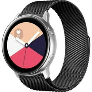 22 mm Universal Mıktatıslı Hasır Metal Kordon Siyah