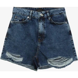 Normal Bel Basic İndigo Kadın Şort F4SL-SHT0486