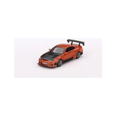 Mini Gt 581 Nissan Silvia S15 D-Max Metallic Orange Model