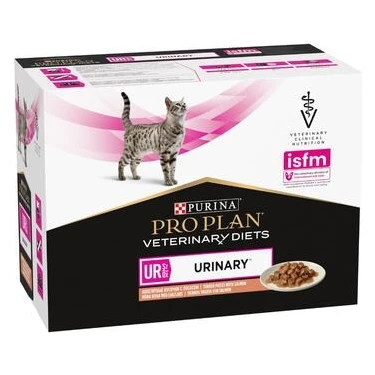 Purina Proplan Veterınary Dıets Ur Urinary Somonlu Yaş Kedi Maması 10 x 85