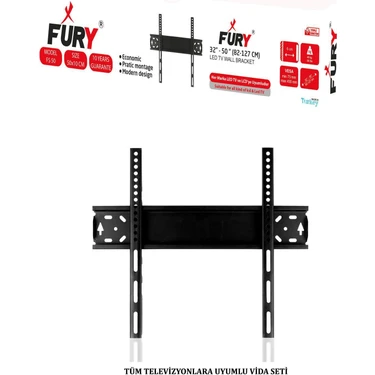 Fury LCD LED Televizyon Duvar Asma Aparatı 32-