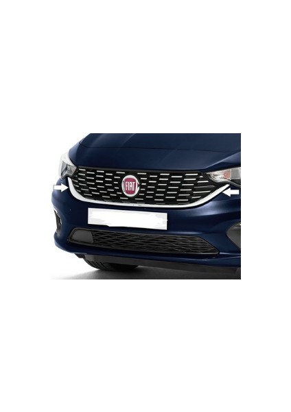 Fiat Egea Uyumlu Ön Panjur 2021 Sonrası Paslanmaz Çelik Parça