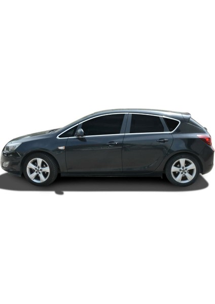 Opel Astra Uyumlu J Cam Çerçevesi Hatchback 2012-2019 Paslanmaz Çelik Parça