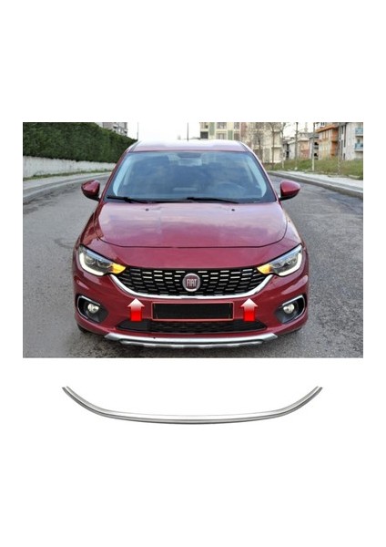 Drs Tuning Fiat Egea Uyumlu Ön Panjur 2015-2020 Paslanmaz Çelik Parça