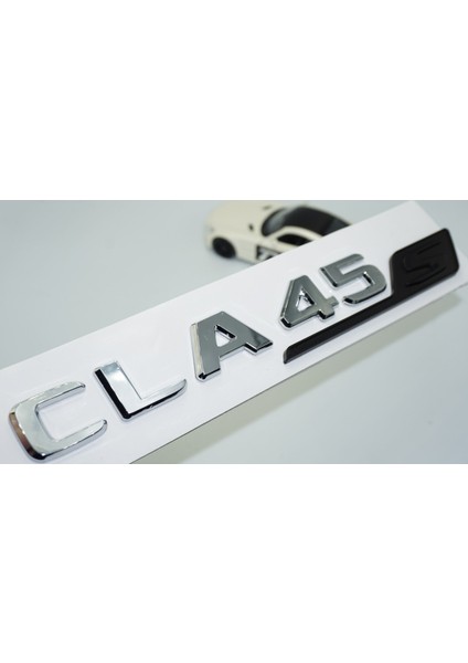 Benz Cla 45S Bagaj Krom Siyah Abs 3m 3D Yazı Logo