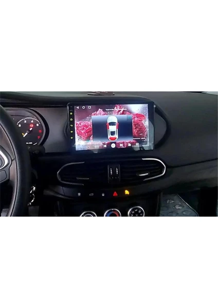 Fiat Egea 2gb Ram 32GB Rom Hafıza Multimedya Android Sürüm 13 Kablosuz Carplay Navigasyon 9 Inç Ekran