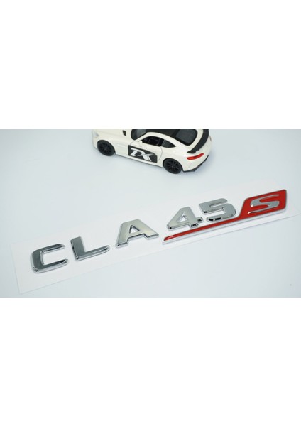 Benz Cla 45S Bagaj Kırmızı Krom Abs 3m 3D Yazı Logo