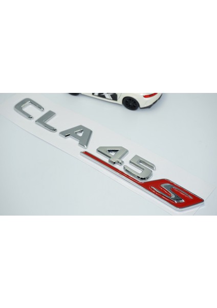 Benz Cla 45S Bagaj Kırmızı Krom Abs 3m 3D Yazı Logo fiyatları