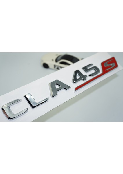 Benz Cla 45S Bagaj Kırmızı Krom Abs 3m 3D Yazı Logo fırsatları