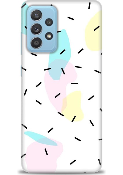 Samsung Galaxy A52 Kılıf Hd Baskılı - Çubuklar ve Renkler