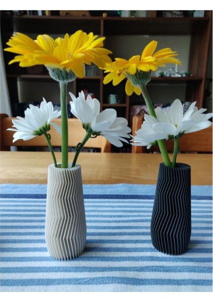 Cannes Dekoratif Vazo Siyah Renk (1 Adet)