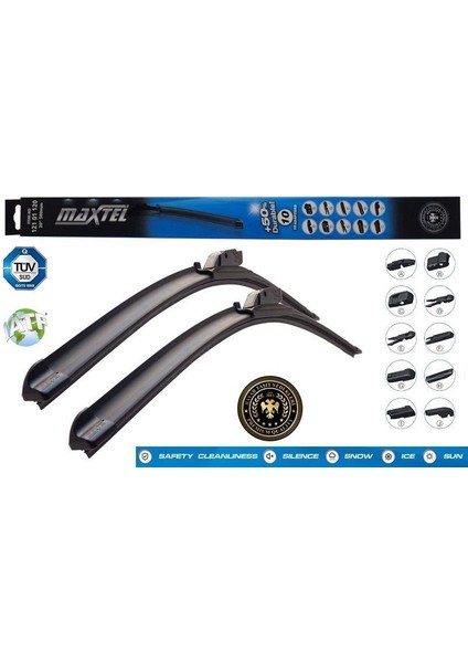 Silecek Süpürgesi Unıversal 10 Aparat Muz Tipi 16" 400MM