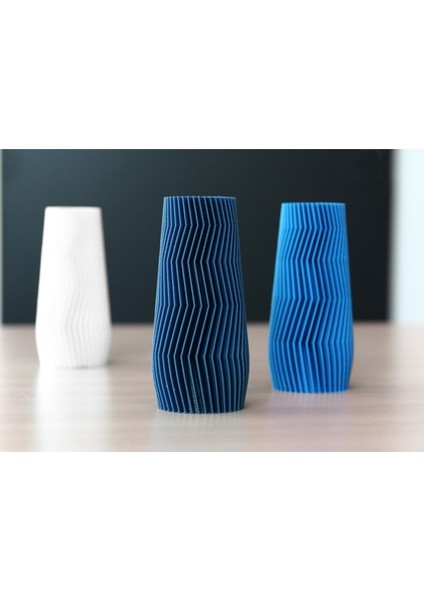 Cannes Dekoratif Vazo Açık Mavi(1 Adet)