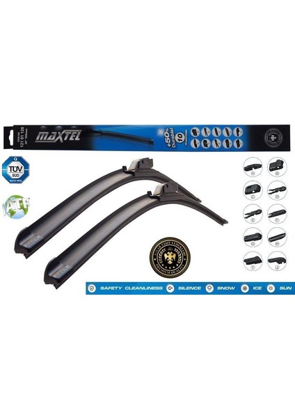 Silecek Süpürgesi Unıversal 10 Aparat Muz Tipi 19" 480MM