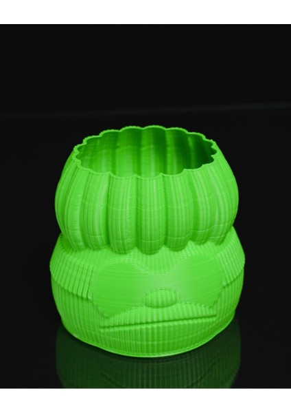 Neon Yeşil Insan Yüzü Dekoratif Vazo fiyatları