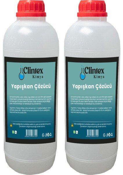 Yapışkan İzi Çözücü Sökücü 2x1 Lt