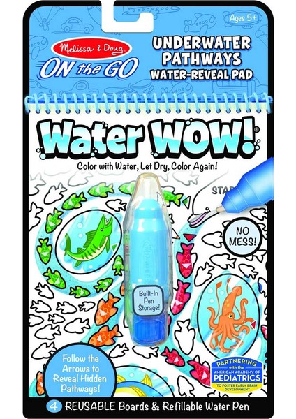 Water Wow Su ile Boyama Kitabı - Su Altı Yolları