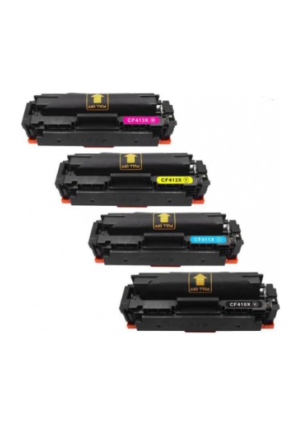Hp CF410X Muadil Toner Seti Tüm Renkler