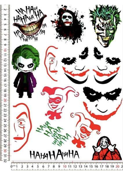 Jokey 14 Parça Motorsiklet Kask Leptop Araç Sticker Çıkartma
