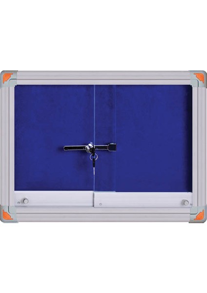 60 x 90 cm Kilitli Sürgülü Alüminyum Camekanlı Ilan Duyuru