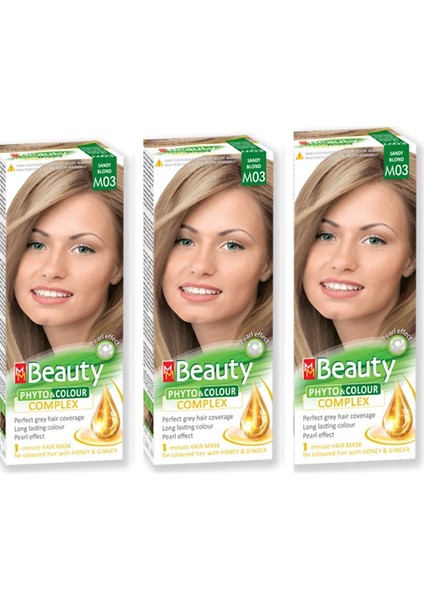 M03 Kumral Sarı (Sendy Blond) Ikili Set
