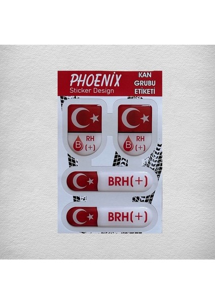 Kan Grubu Damla Sticker Brh Pozitif