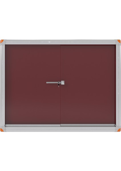 90 x 180 cm Kilitli Sürgülü Alüminyum Camekanlı Ilan Duyuru