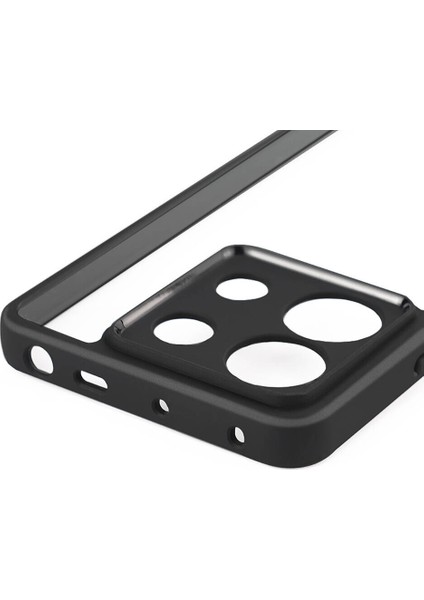 Xiaomi Redmi Note 13 Pro 5g Kılıf Kamera Korumalı Silikon Kenarlı Arkası Şeffaf Roll Kapak fiyatları