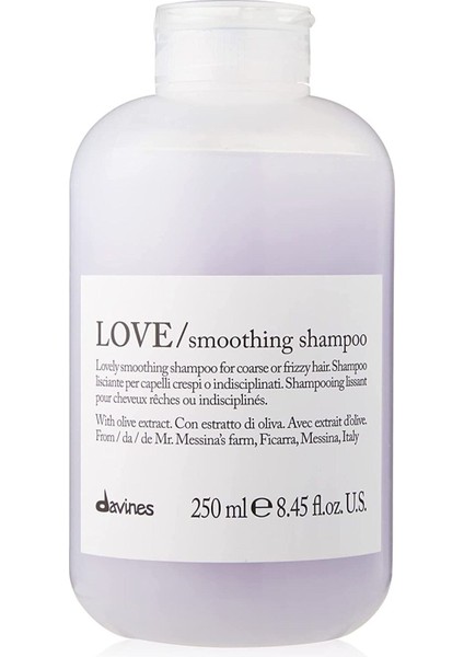 Alfaluna Davines Love Smoothing Shampoo 250ML 75586 + Love Smoothing Conditioner 250ML 75588