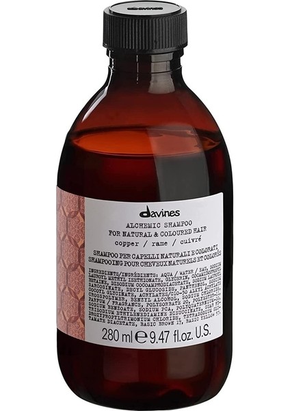 67224 Alchemic Shampoo Copper Bakır Renk Koruyucu Şampuan 8004608259015VEG