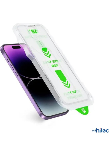 Apple iPhone 15 Pro Max 5D Hayalet Ekran Koruyucu Magic Kolay Uygulama Aparatlı modelleri