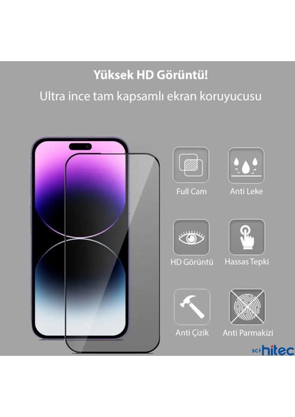 Apple iPhone 15 Pro Max 5D Hayalet Ekran Koruyucu Magic Kolay Uygulama Aparatlı indirimleri
