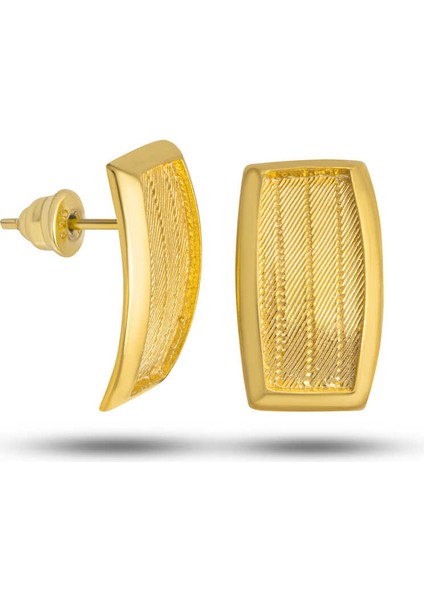 Gümüş Trabzon Hasır Kadın Küpe