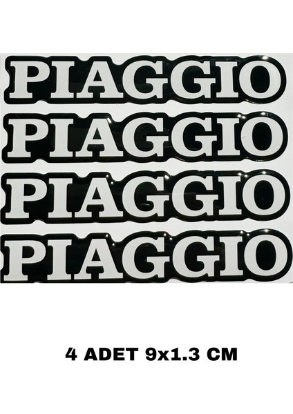 Sticker Pıaggıo Damla Sticker
