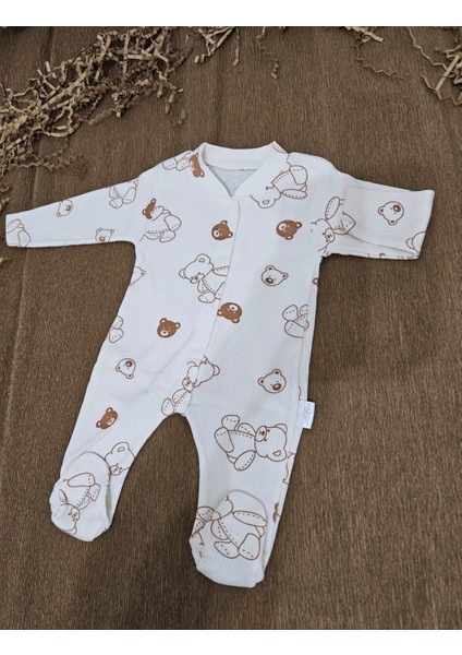 Ervavm Nayinom Ayıcık Desenli Bebek Tulumu fiyatları