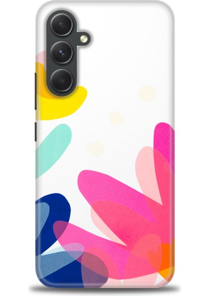 Samsung Galaxy A54 Kılıf Hd Baskılı - Çiçekk