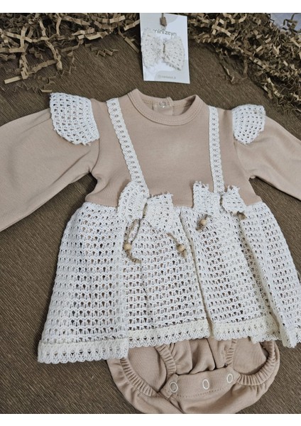 Ervavm Minizeyn Dantel Etekli Romper Bady