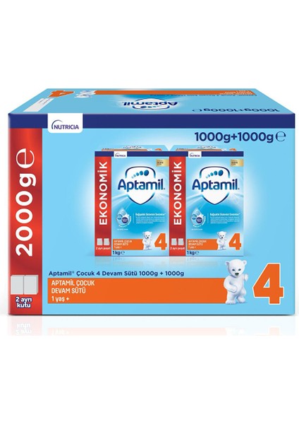 Aptamil 4 Devam Sütü 2x1000GR