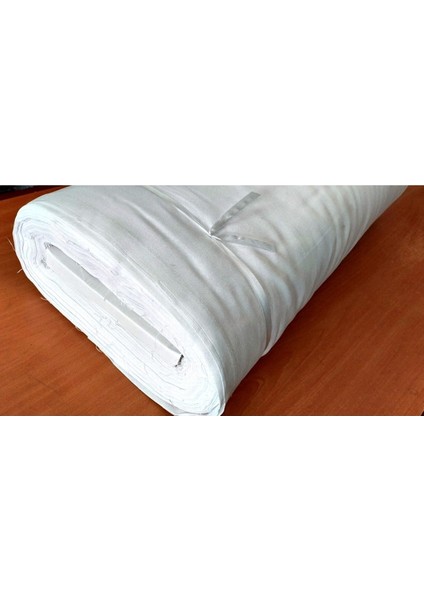 Outlet 48 Tel Pamuklu Beyaz Metrelik Kumaş, Kefenlik, Nevresimlik, 2,4m Eninde fırsatları