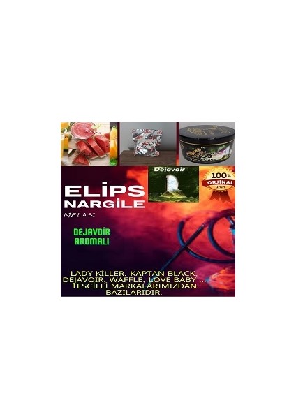 Elips Dejavoir Aromalı Nargilemelası 250 Gram