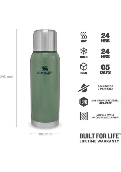 10-01570-020 Adventure Vakumlu 1 Litre Çelik Termos fırsatları