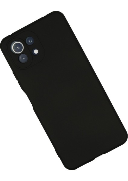 Xiaomi Mi 11 Lite Kılıf Nano Içi Kadife Silikon - Siyah 300099