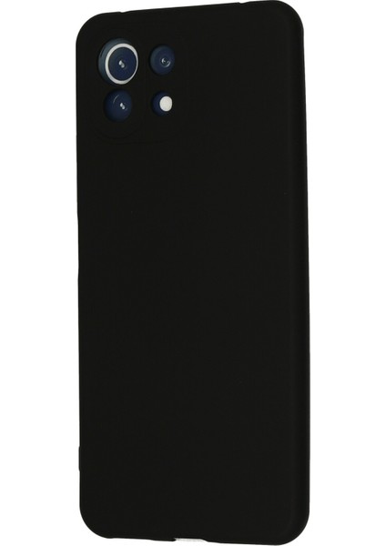 Xiaomi Mi 11 Lite Kılıf Nano Içi Kadife Silikon - Siyah 300099